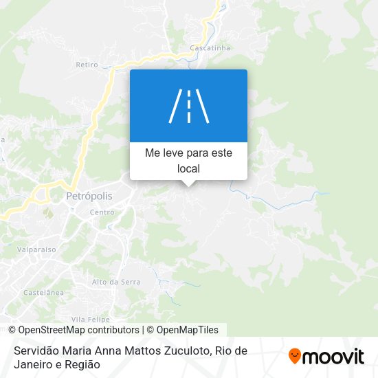Servidão Maria Anna Mattos Zuculoto mapa