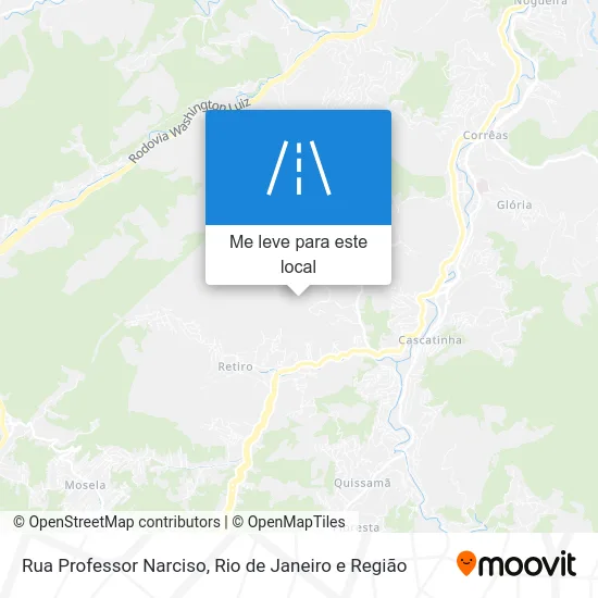 Rua Professor Narciso mapa