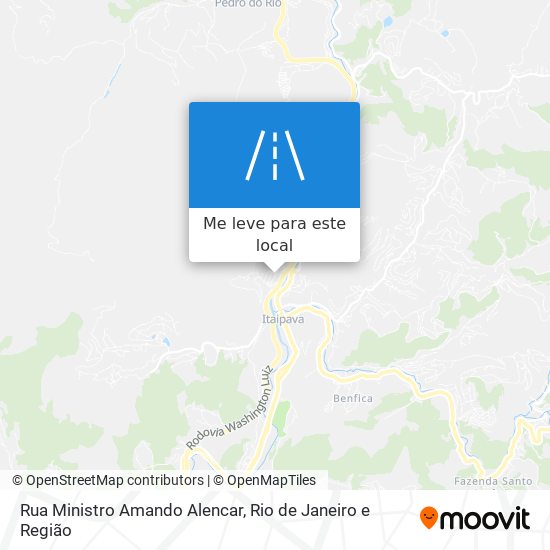 Rua Ministro Amando Alencar mapa