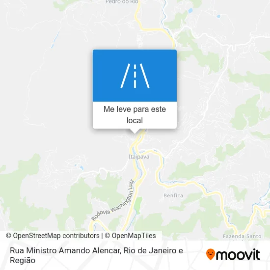 Rua Ministro Amando Alencar mapa