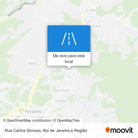 Rua Carlos Simoes mapa