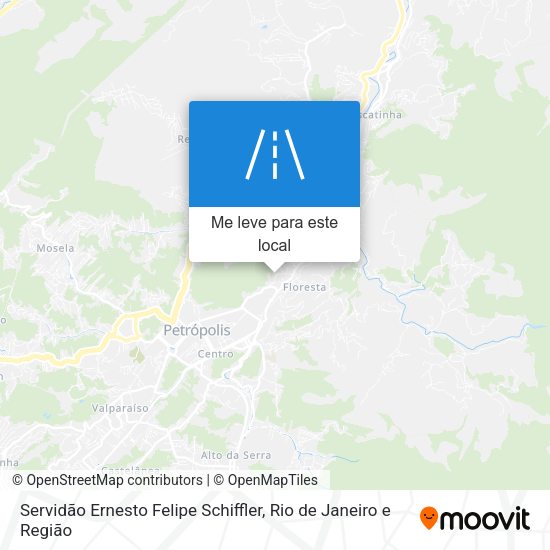 Servidão Ernesto Felipe Schiffler mapa