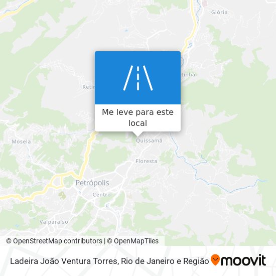 Ladeira João Ventura Torres mapa