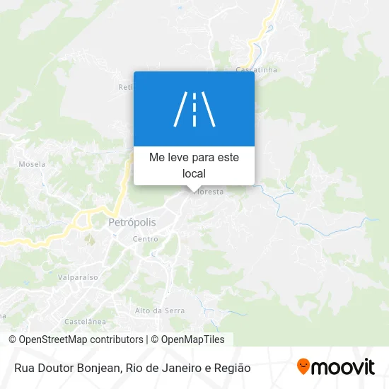 Rua Doutor Bonjean mapa