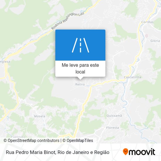 Rua Pedro Maria Binot mapa