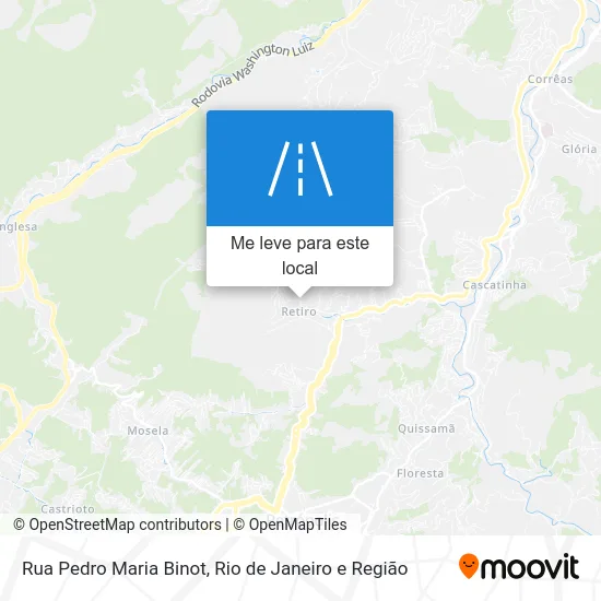 Rua Pedro Maria Binot mapa