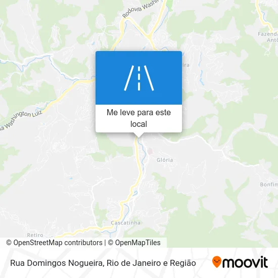 Rua Domingos Nogueira mapa