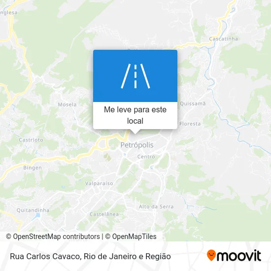 Rua Carlos Cavaco mapa