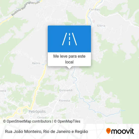 Rua João Monteiro mapa