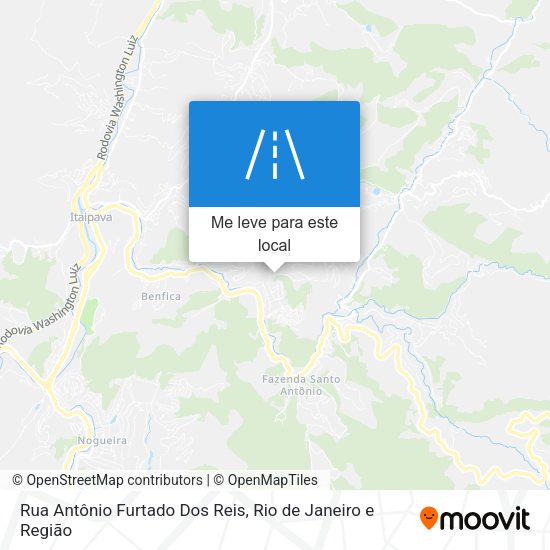 Rua Antônio Furtado Dos Reis mapa