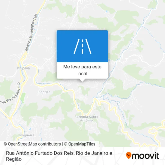 Rua Antônio Furtado Dos Reis mapa