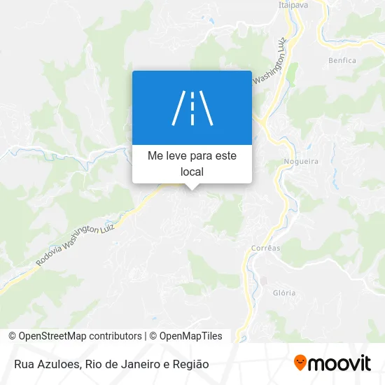 Rua Azuloes mapa