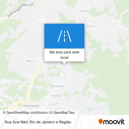Rua Ana Neri mapa