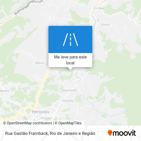 Rua Gastão Framback mapa