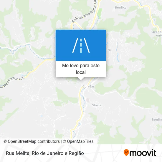 Rua Melita mapa