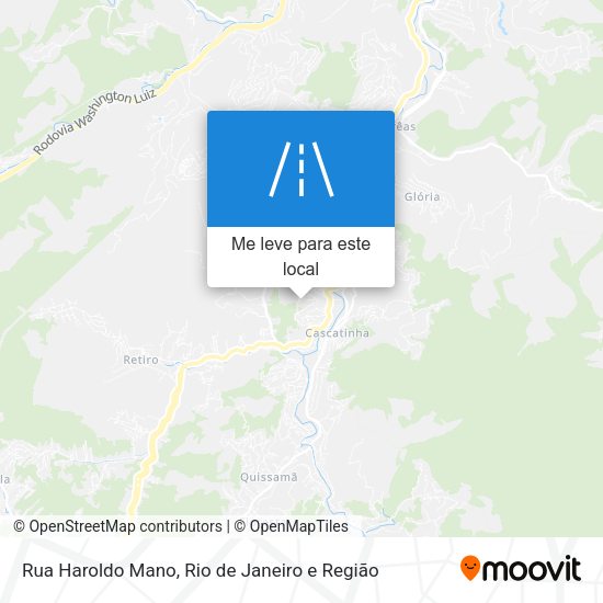 Rua Haroldo Mano mapa