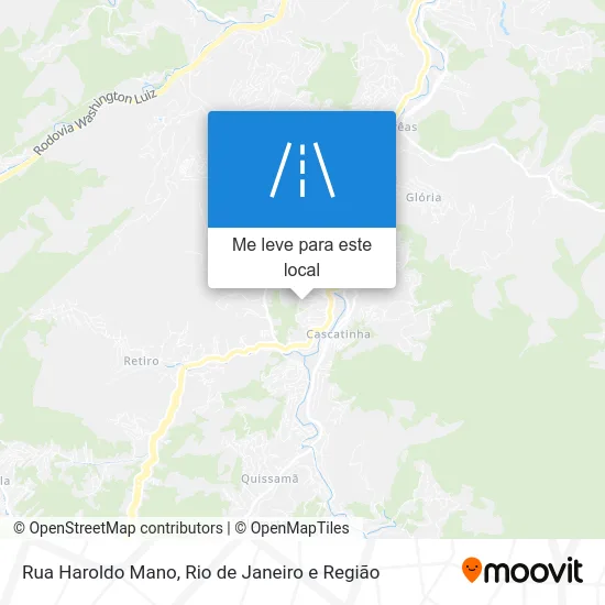 Rua Haroldo Mano mapa