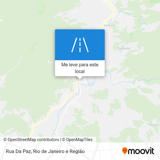 Rua Da Paz mapa