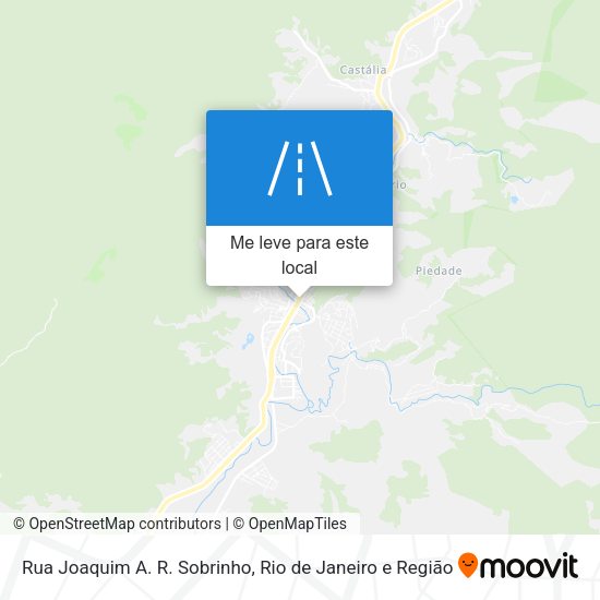 Rua Joaquim A. R. Sobrinho mapa