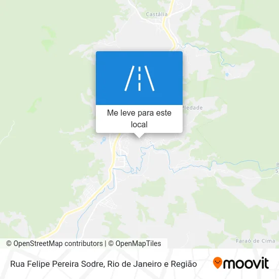 Rua Felipe Pereira Sodre mapa