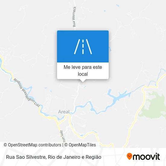 Rua Sao Silvestre mapa
