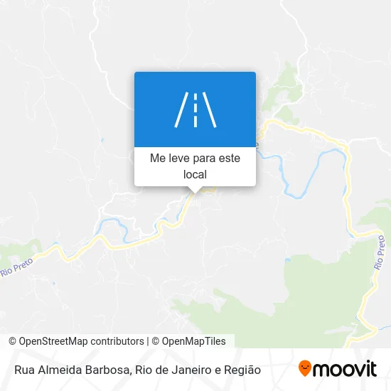 Rua Almeida Barbosa mapa