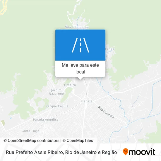 Rua Prefeito Assis Ribeiro mapa