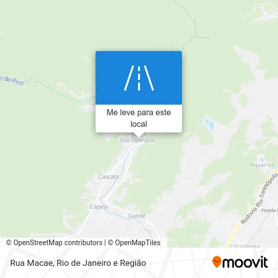 Rua Macae mapa