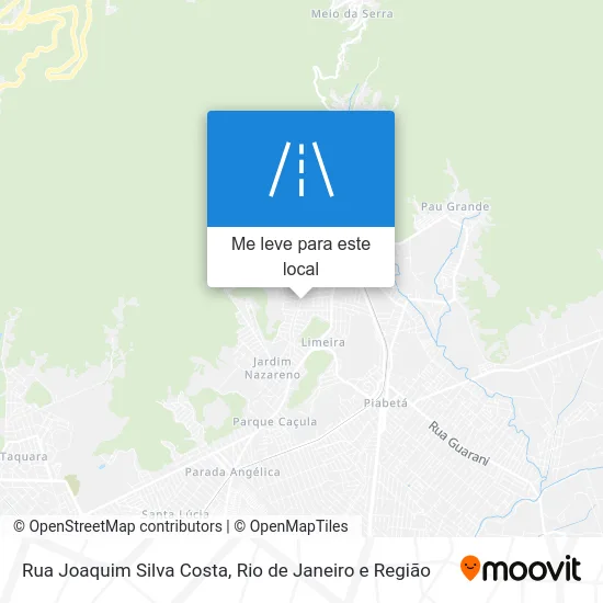 Rua Joaquim Silva Costa mapa