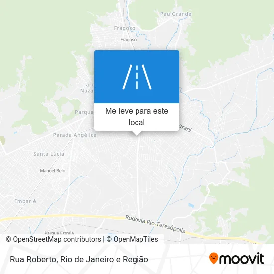 Rua Roberto mapa