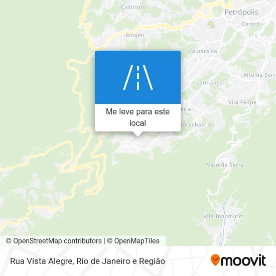 Rua Vista Alegre mapa