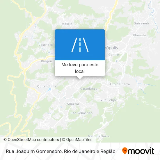 Rua Joaquim Gomensoro mapa