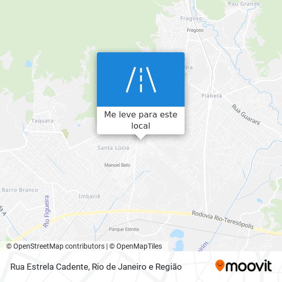 Rua Estrela Cadente mapa