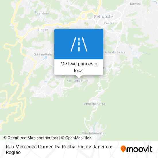 Rua Mercedes Gomes Da Rocha mapa