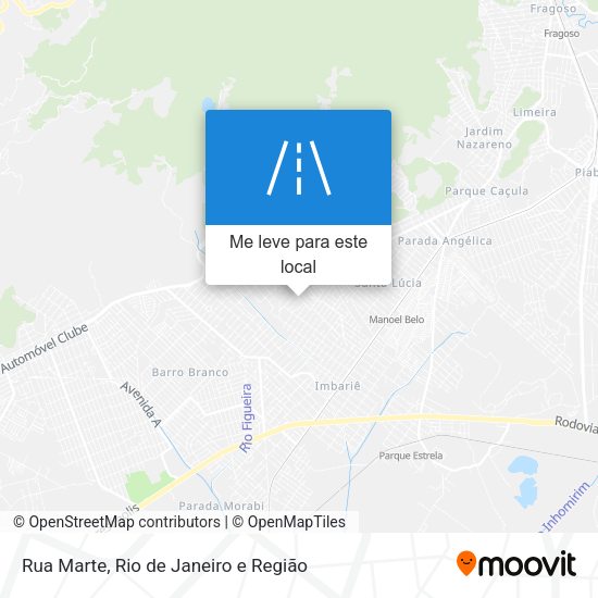 Rua Marte mapa