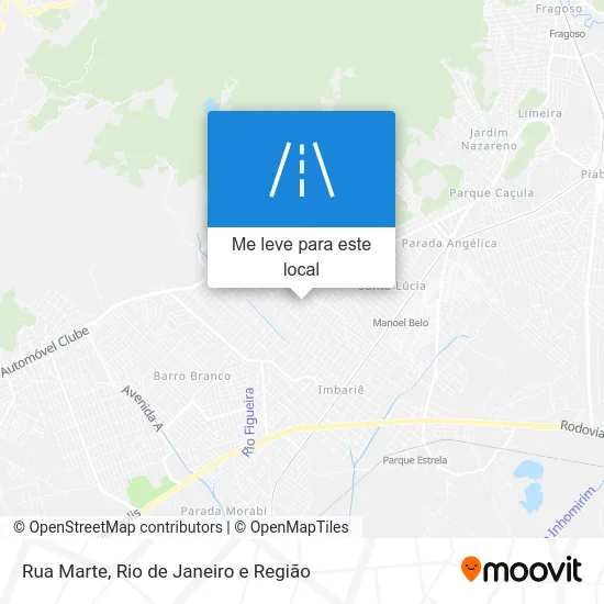 Rua Marte mapa