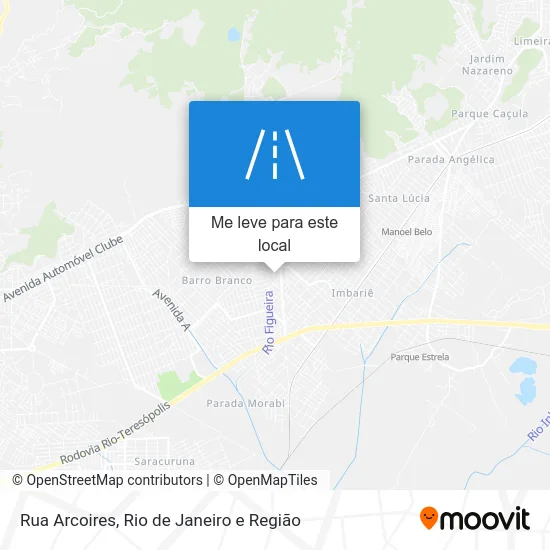 Rua Arcoires mapa