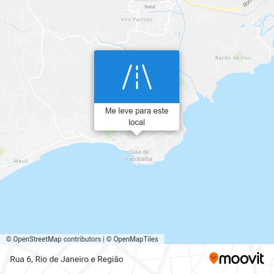 Rua 6 mapa