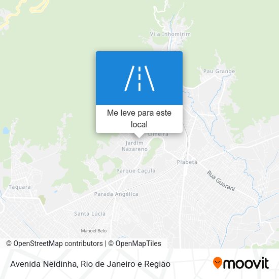 Avenida Neidinha mapa