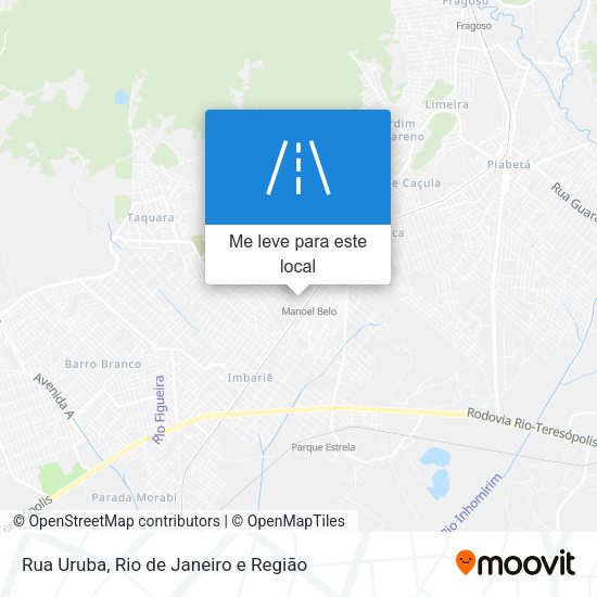 Rua Uruba mapa