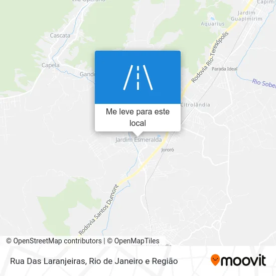 Rua Das Laranjeiras mapa
