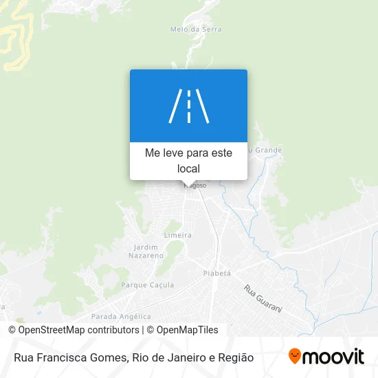 Rua Francisca Gomes mapa