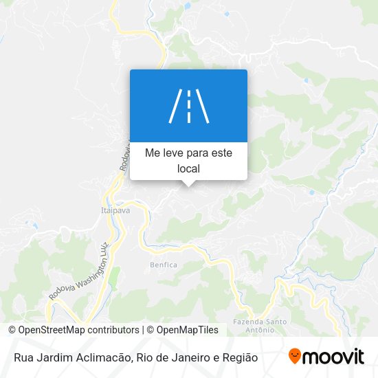 Rua Jardim Aclimacão mapa