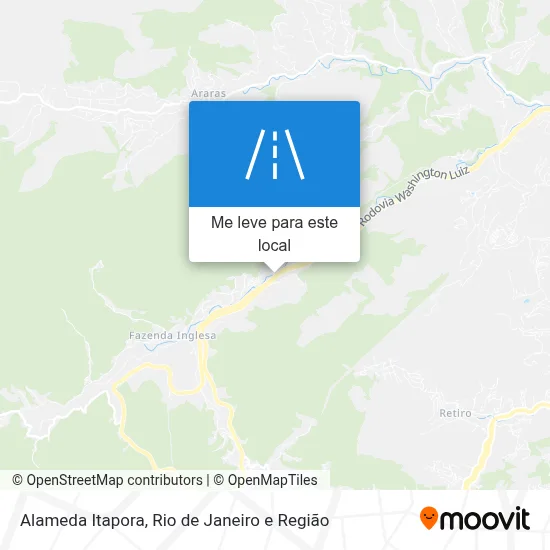 Alameda Itapora mapa
