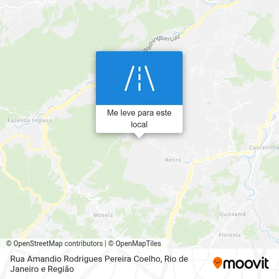 Rua Amandio Rodrigues Pereira Coelho mapa