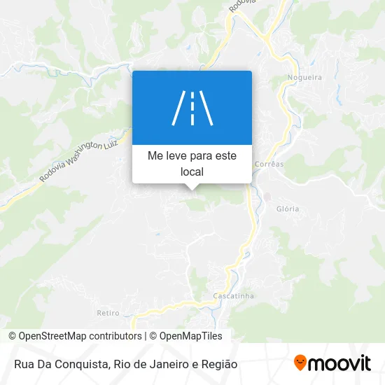Rua Da Conquista mapa