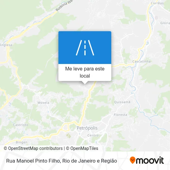 Rua Manoel Pinto Filho mapa