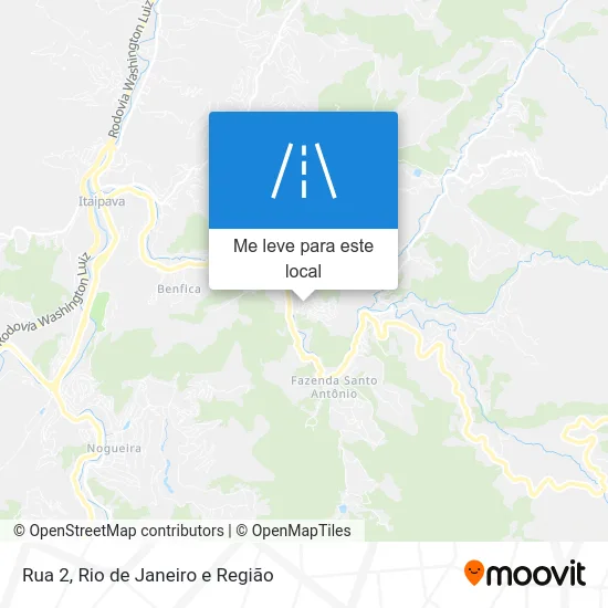 Rua 2 mapa