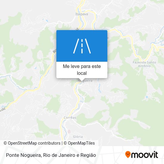 Ponte Nogueira mapa