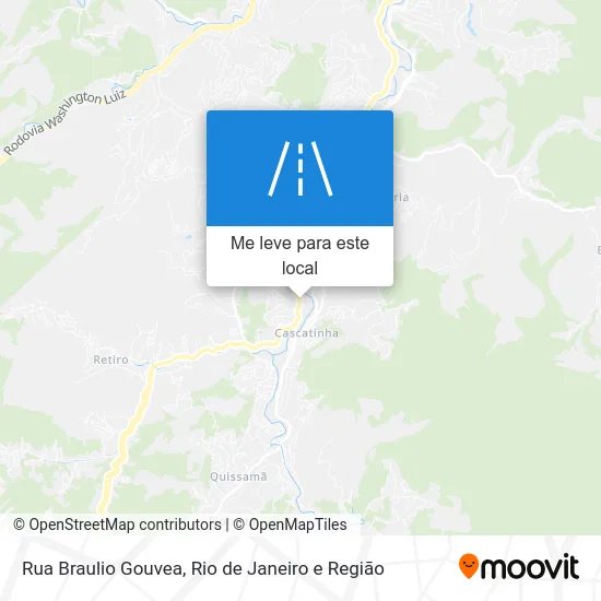 Rua Braulio Gouvea mapa